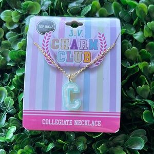 Gold and Blue Collegiate Necklace